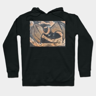 Grey Headed Flying Fox Bat Hoodie